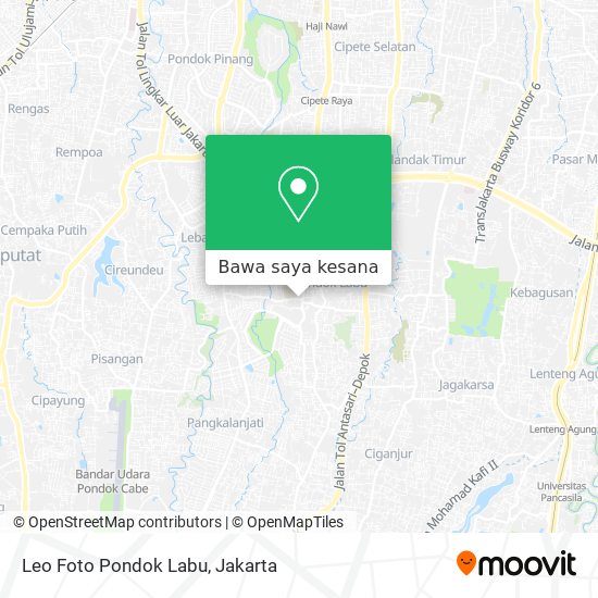 Peta Leo Foto Pondok Labu