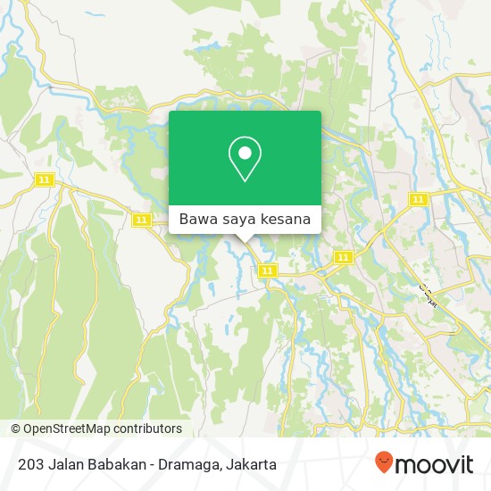 Peta 203 Jalan Babakan - Dramaga