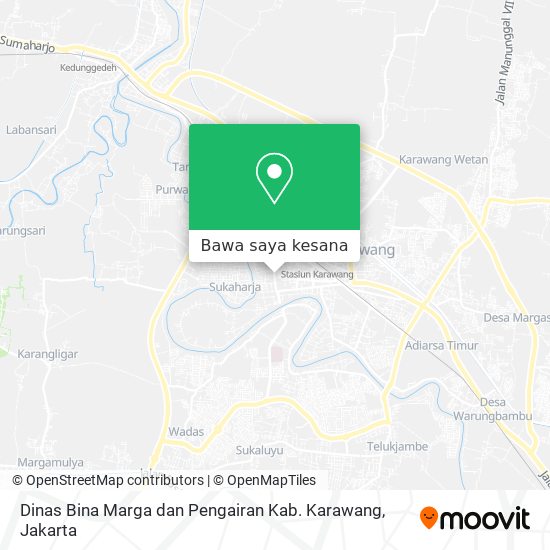 Peta Dinas Bina Marga dan Pengairan Kab. Karawang