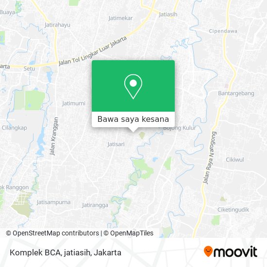 Peta Komplek BCA, jatiasih