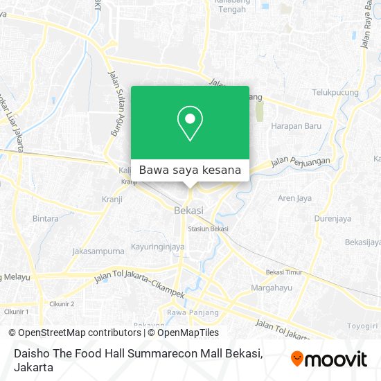Peta Daisho The Food Hall Summarecon Mall Bekasi