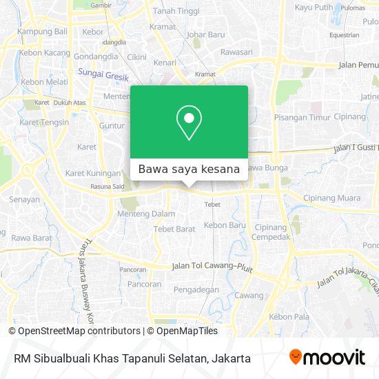 Peta RM Sibualbuali Khas Tapanuli Selatan