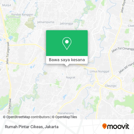 Peta Rumah Pintar Cikeas