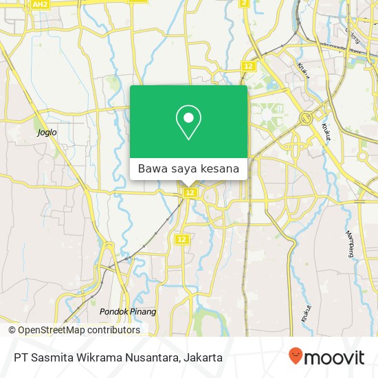 Peta PT Sasmita Wikrama Nusantara