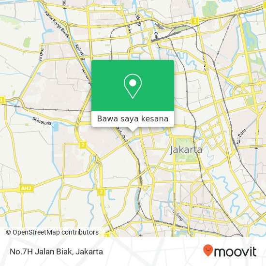 Peta No.7H Jalan Biak