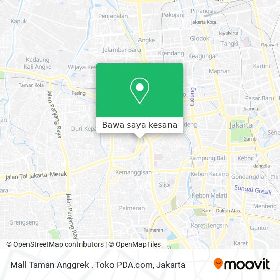 Peta Mall Taman Anggrek . Toko PDA.com