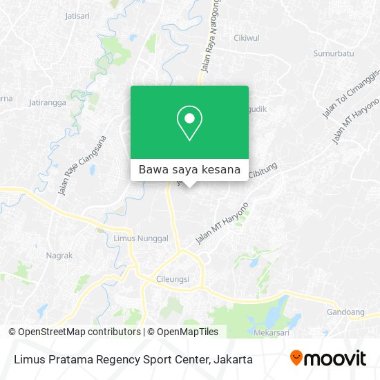 Peta Limus Pratama Regency Sport Center