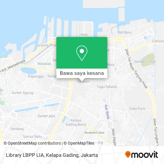 Peta Library LBPP LIA, Kelapa Gading