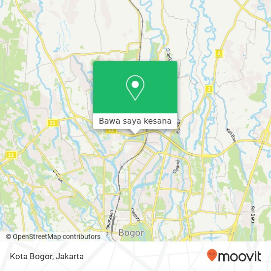 Peta Kota Bogor