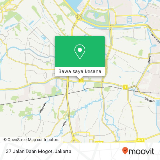 Peta 37 Jalan Daan Mogot