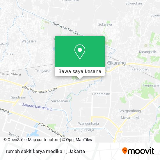 Peta rumah sakit karya medika 1