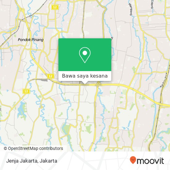 Peta Jenja Jakarta