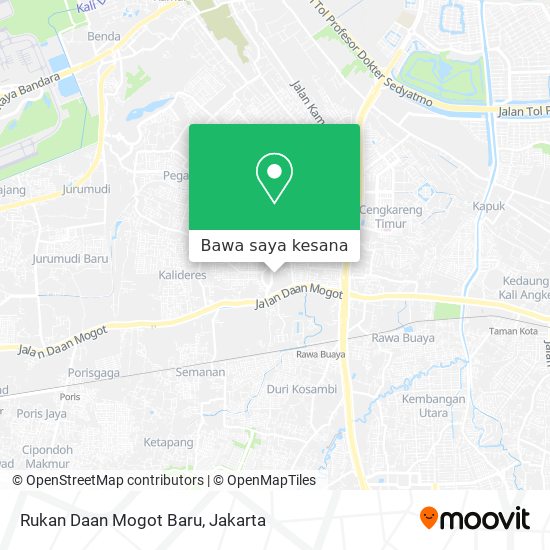 Peta Rukan Daan Mogot Baru