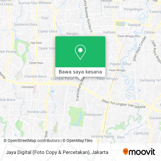 Peta Jaya Digital (Foto Copy & Percetakan)
