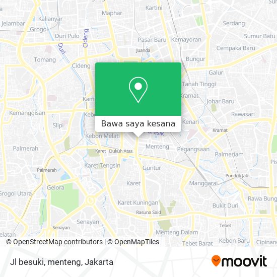 Peta Jl besuki, menteng