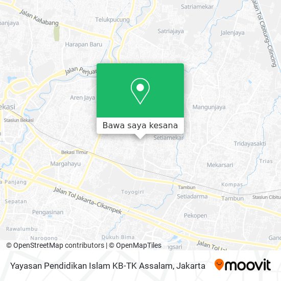 Peta Yayasan Pendidikan Islam KB-TK Assalam