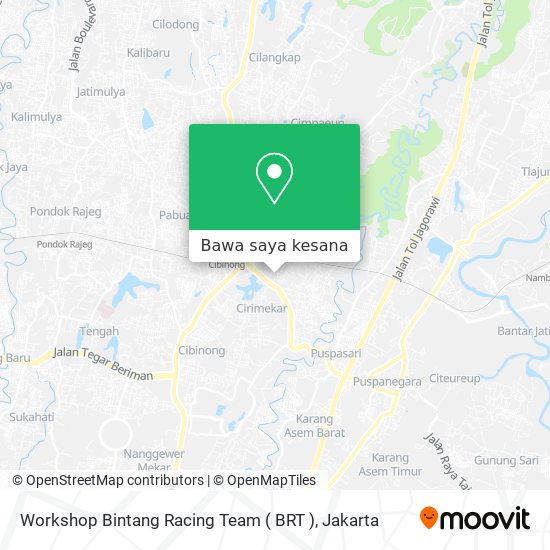 Peta Workshop Bintang Racing Team ( BRT )