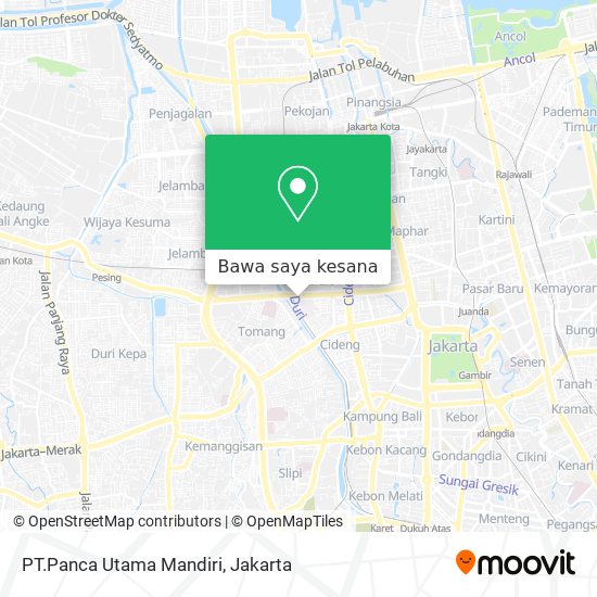 Peta PT.Panca Utama Mandiri