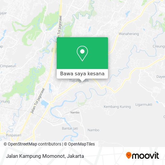 Peta Jalan Kampung Momonot