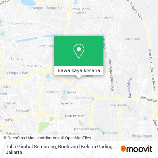 Peta Tahu Gimbal Semarang, Boulevard Kelapa Gading