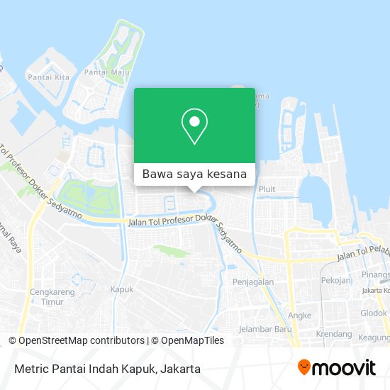 Peta Metric Pantai Indah Kapuk