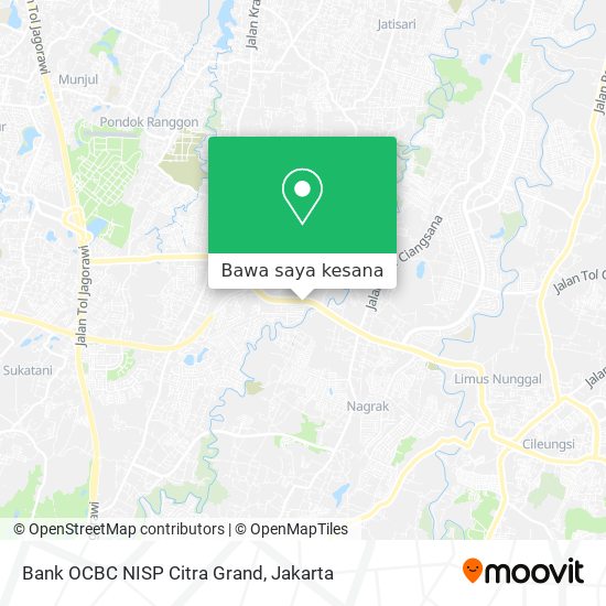 Peta Bank OCBC NISP Citra Grand