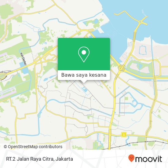 Peta RT.2 Jalan Raya Citra