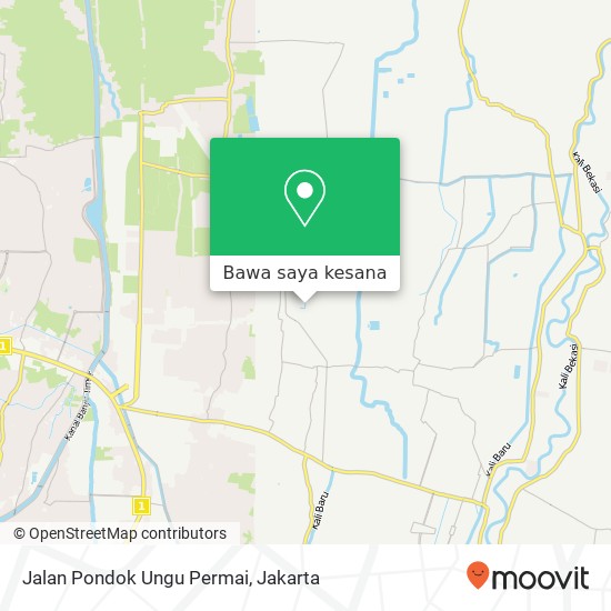 Peta Jalan Pondok Ungu Permai