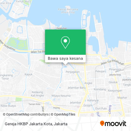 Peta Gereja HKBP Jakarta Kota