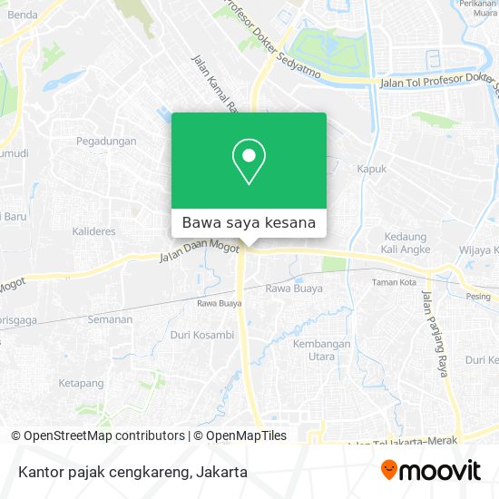 Peta Kantor pajak cengkareng