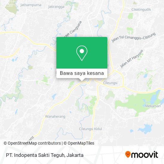 Peta PT. Indopenta Sakti Teguh