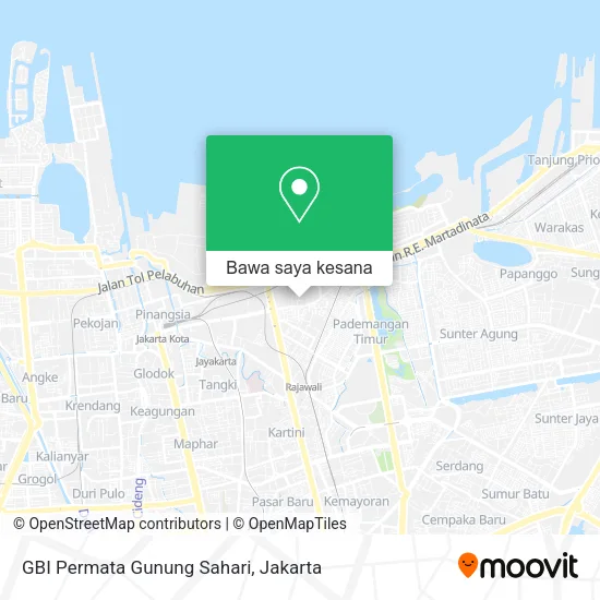 Peta GBI Permata Gunung Sahari