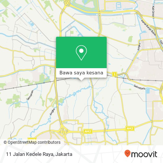 Peta 11 Jalan Kedele Raya