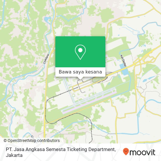 Peta PT. Jasa Angkasa Semesta Ticketing Department