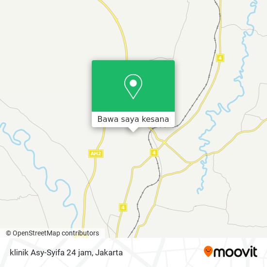 Peta klinik Asy-Syifa 24 jam