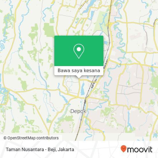 Peta Taman Nusantara - Beji