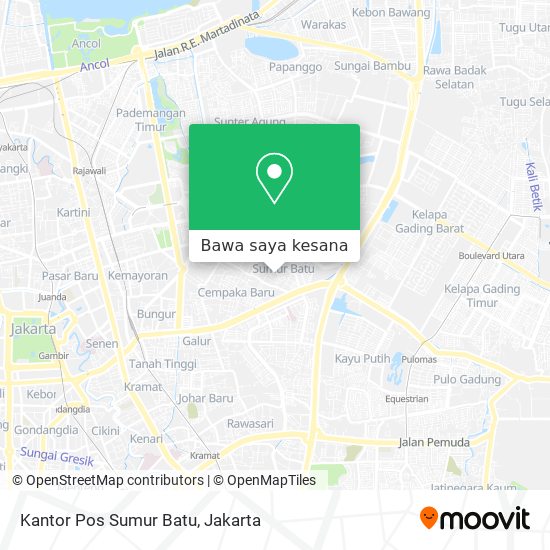 Peta Kantor Pos Sumur Batu