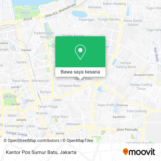 Peta Kantor Pos Sumur Batu