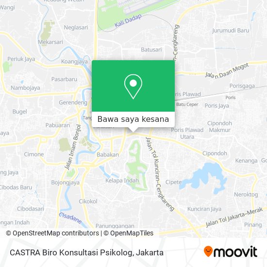 Peta CASTRA Biro Konsultasi Psikolog