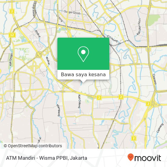 Peta ATM Mandiri - Wisma PPBI