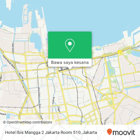 Peta Hotel Ibis Mangga 2 Jakarta Room 510