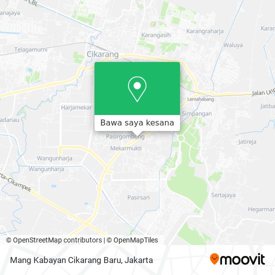 Peta Mang Kabayan Cikarang Baru