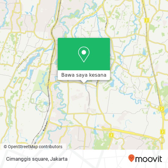 Peta Cimanggis square
