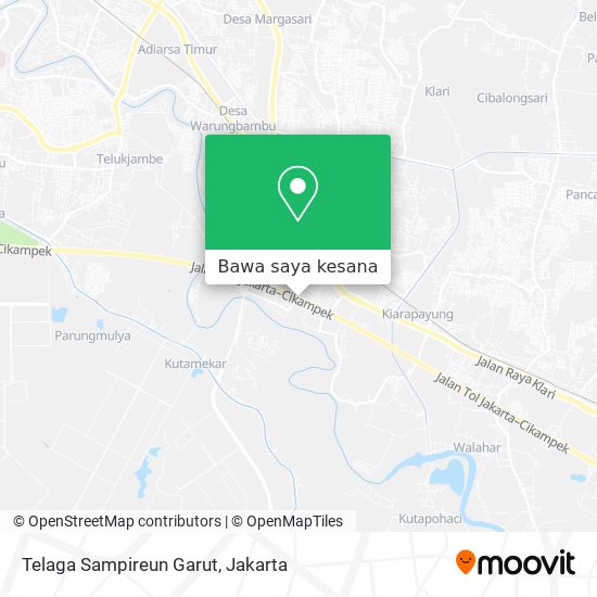 Peta Telaga Sampireun Garut