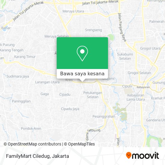 Peta FamilyMart Ciledug