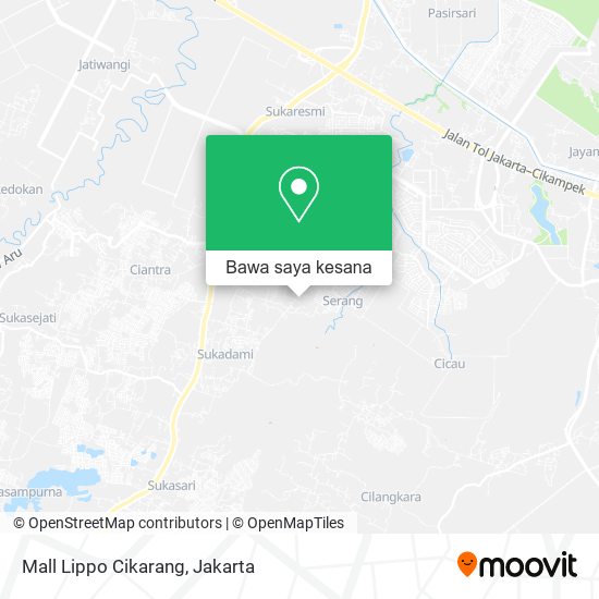 Peta Mall Lippo Cikarang