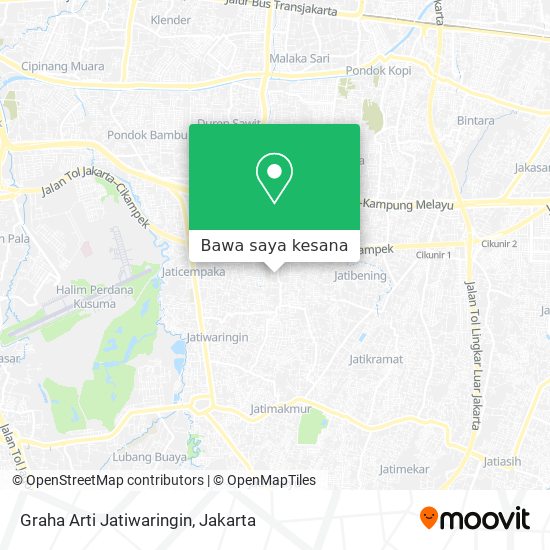 Peta Graha Arti Jatiwaringin