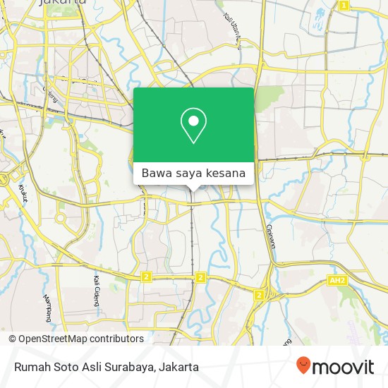 Peta Rumah Soto Asli Surabaya