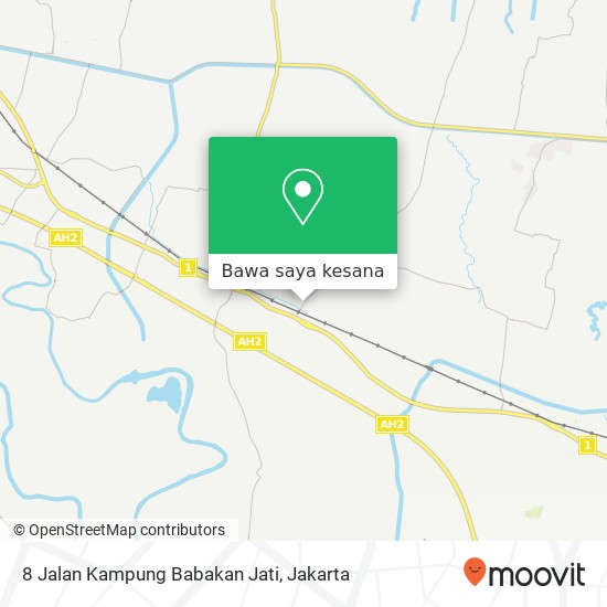 Peta 8 Jalan Kampung Babakan Jati