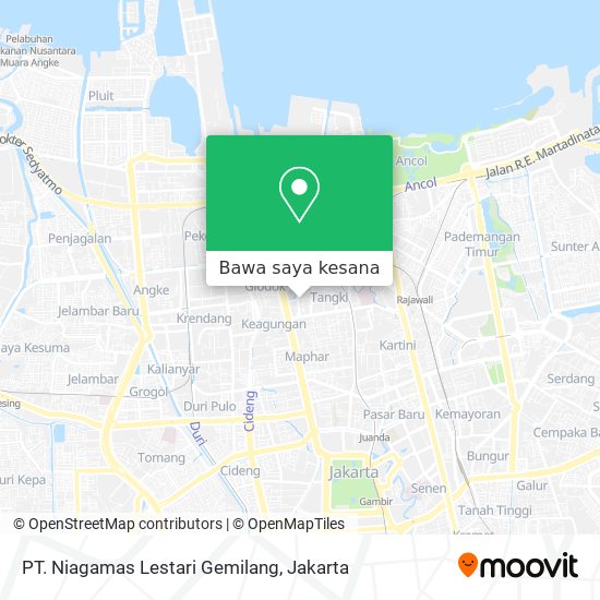 Peta PT. Niagamas Lestari Gemilang